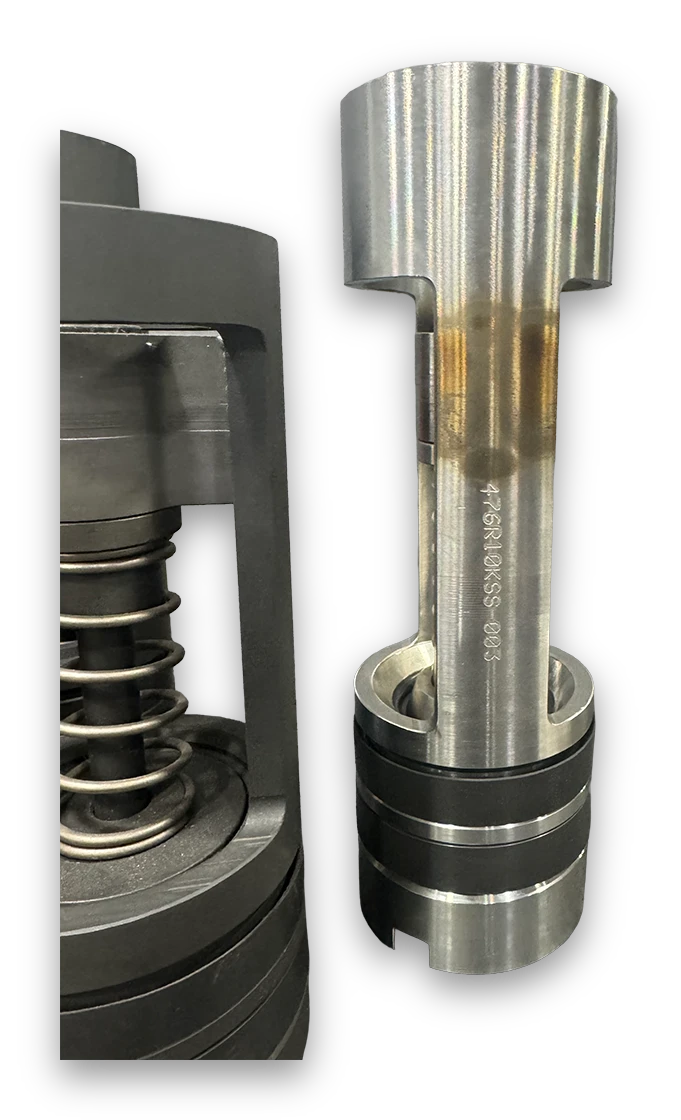 Serialized plunger of a RoNal Model F 10K float valve
